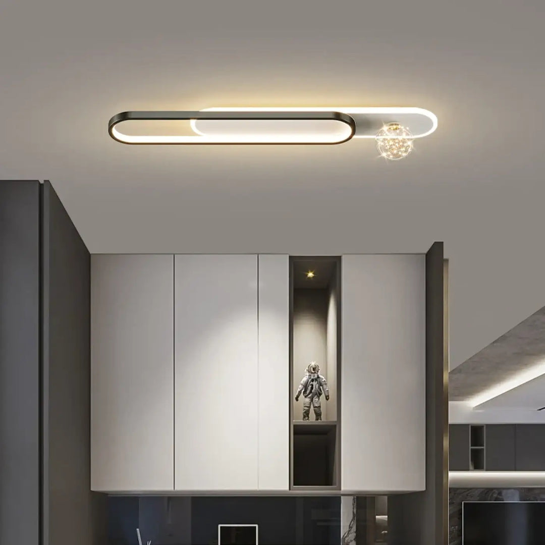 Gold Simple Style LED Ceiling Lights Metal Lighting Household Lamps Living Room Bedroom Lustres Luminaria Nordic