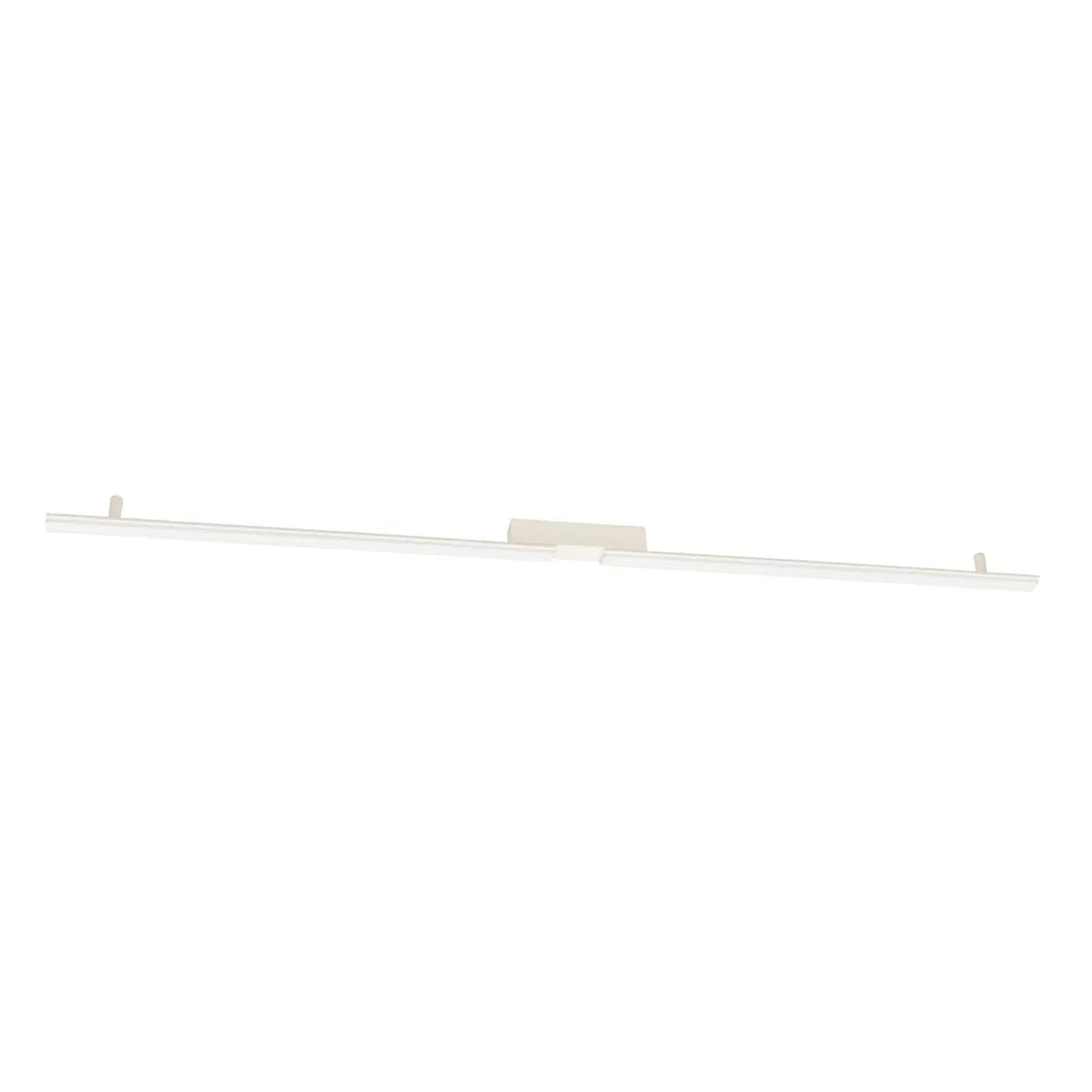 Luminaire plafonnier lagom beige 4000k avec bande led blanche moderne et minimaliste pour plafonniers linéaires et lumière chaude