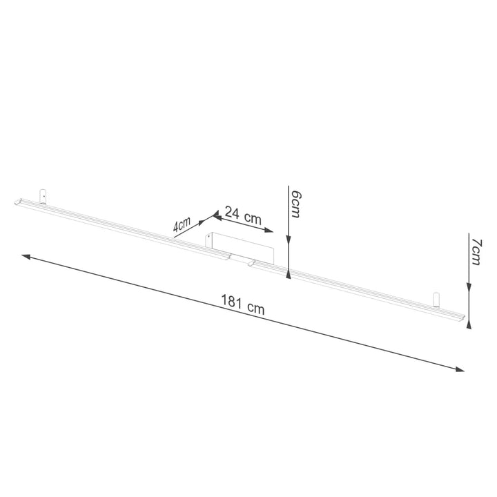 Luminaire plafonnier lagom 4000k blanc en métal avec design minimaliste et excellente finition collection lagom allie