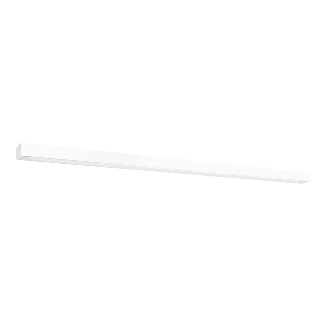 Plafonnier Pinne en aluminium linéaire blanc, vue d'ensemble