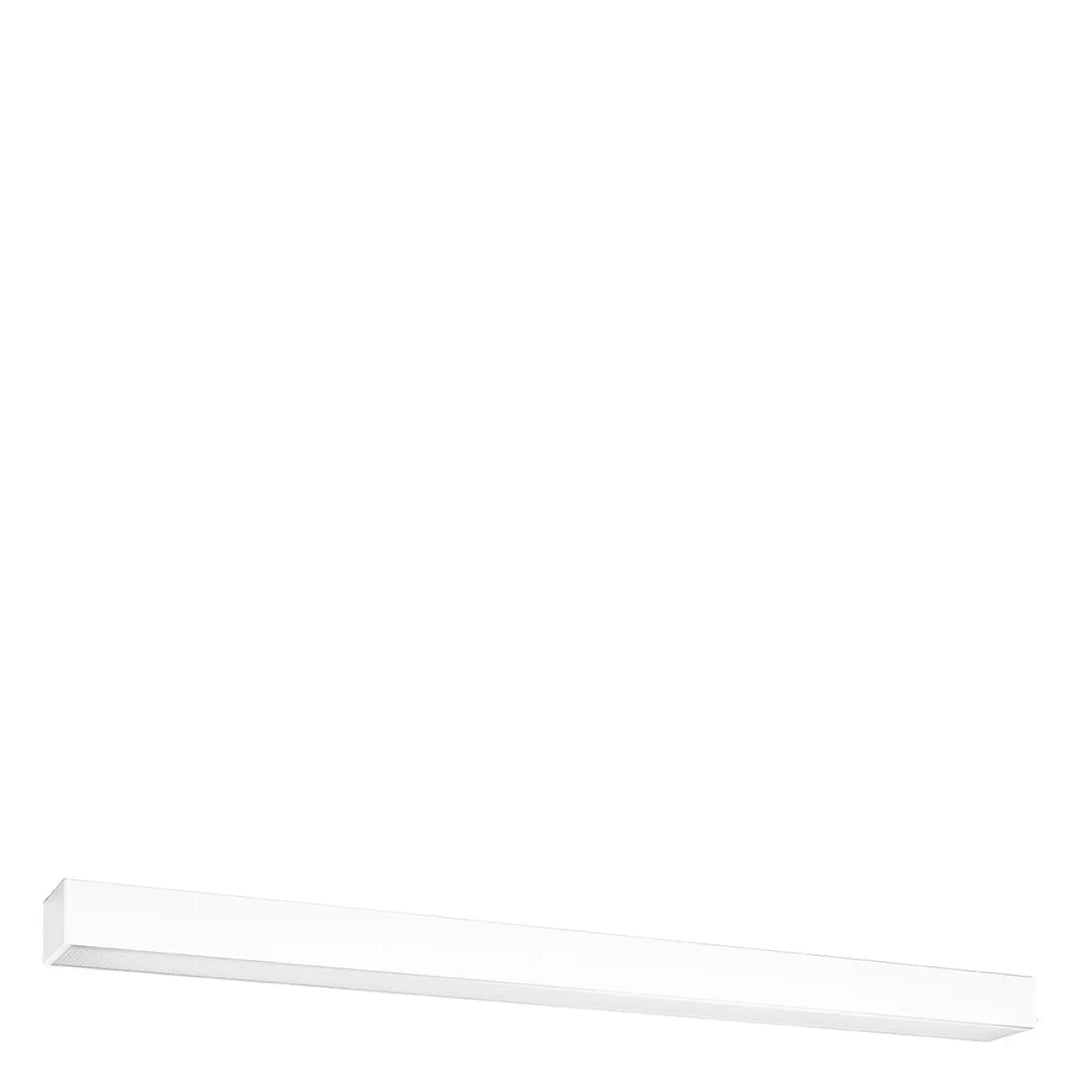 Plafonnier Pinne en aluminium linéaire blanc, vue d'ensemble