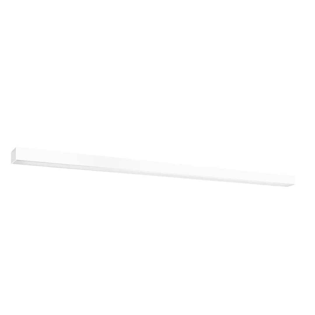 Plafonnier Pinne en aluminium linéaire blanc, vue d'ensemble