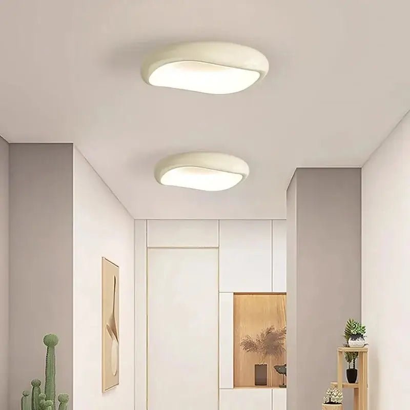 Plafonnier LED Moderne Rond Blanc Pour Couloir Ou Entrée

