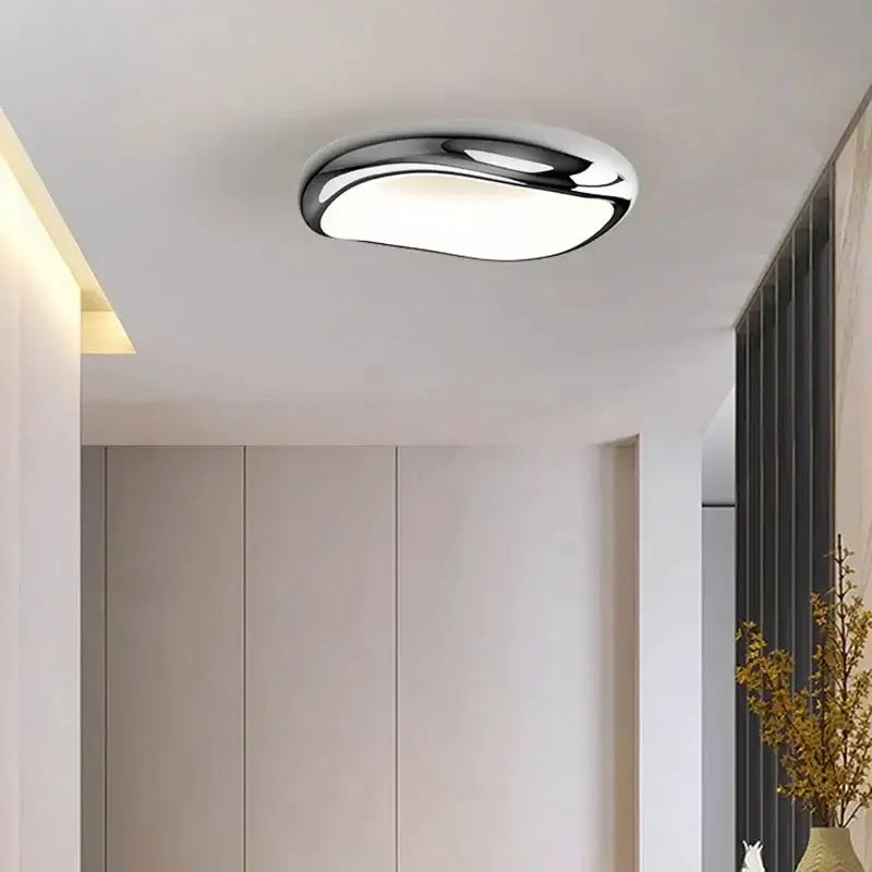 Plafonnier LED Moderne Rond Blanc Pour Couloir Ou Entrée

