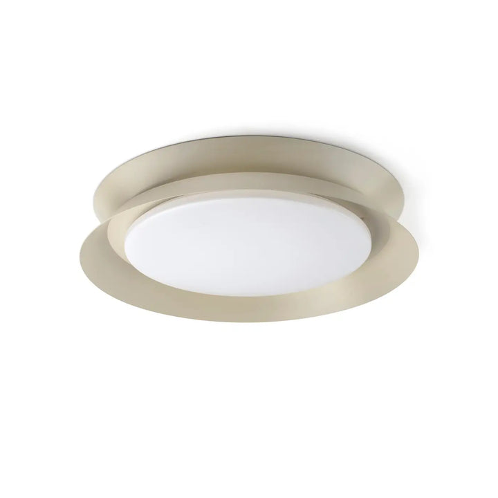 Plafonnier LED Tender gris clair de Faro Barcelona