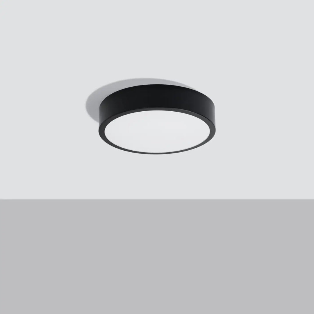 Luminaire plafonnier noir éteint