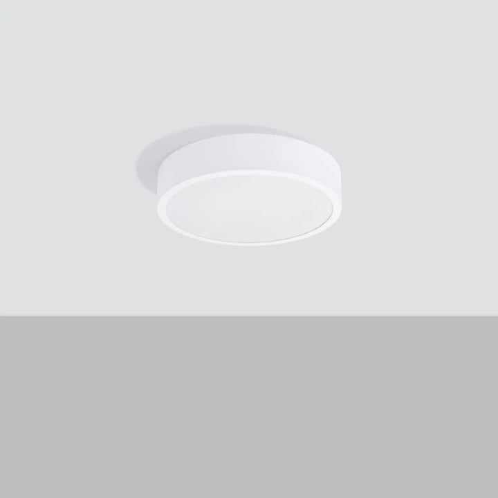 Luminaire plafonnier blanc éteint