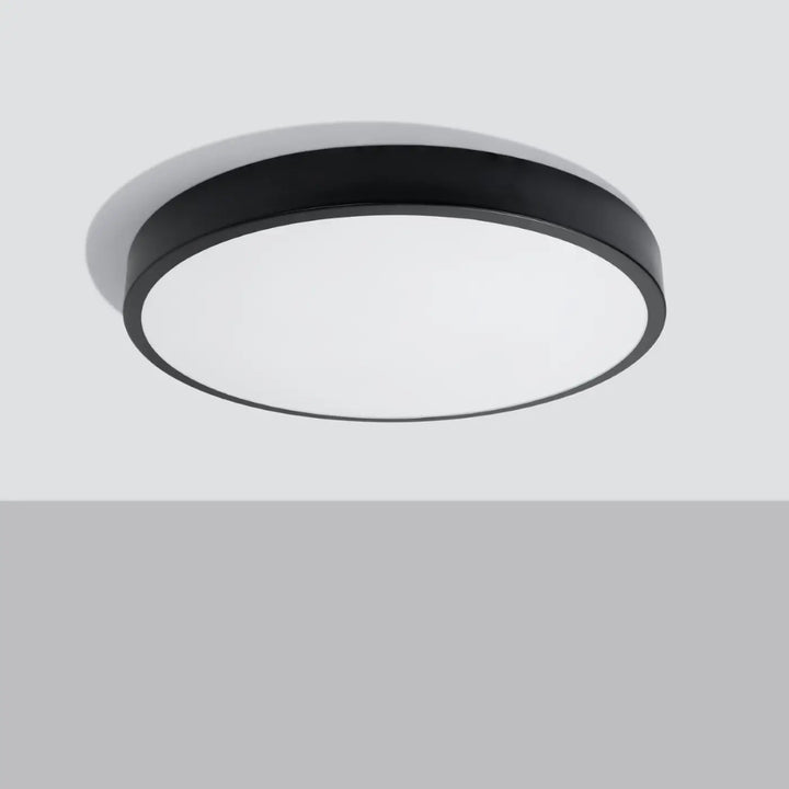 Luminaire plafonnier noir éteint