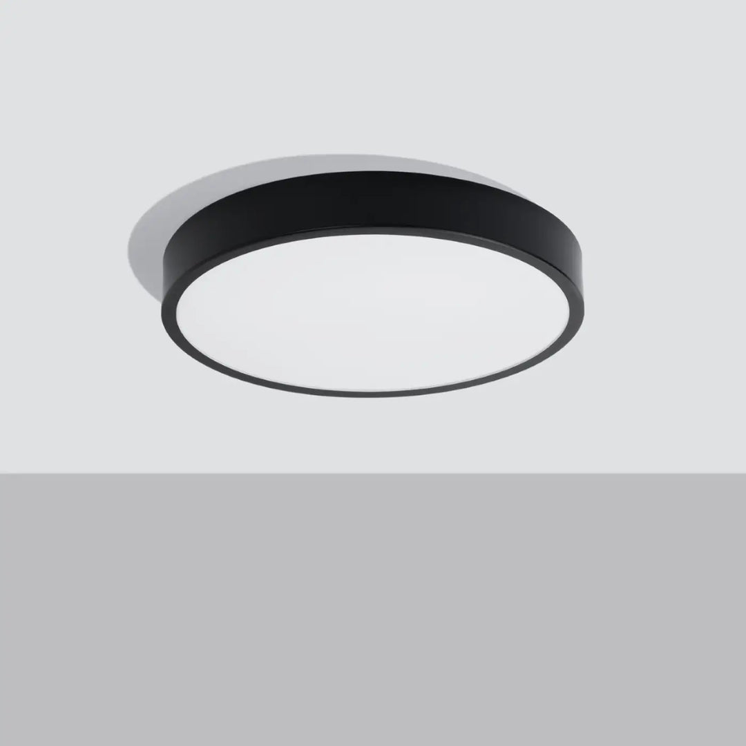 Luminaire plafonnier noir éteint