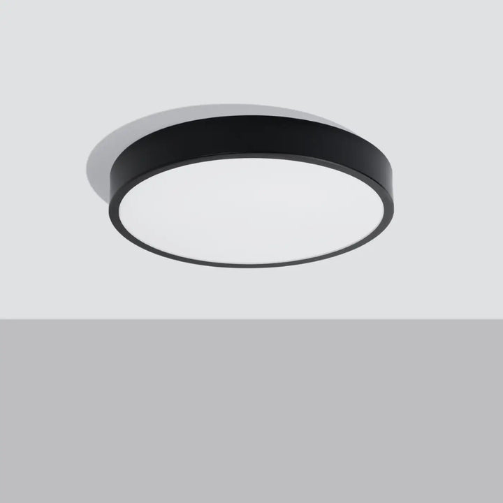 Luminaire plafonnier noir éteint