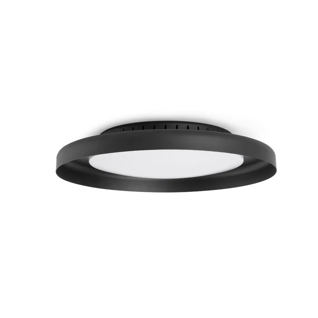 Plafonnier LED Dolme noir de Faro Barcelona