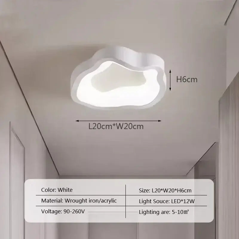 Plafonnier led style minimaliste pour entrée et couloir chic