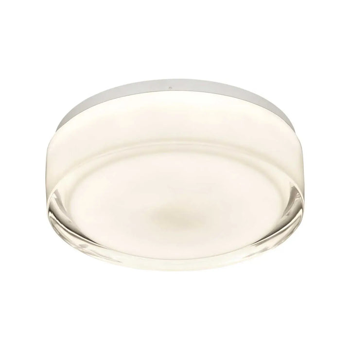 Plafonnier Vetro LED rond et blanc