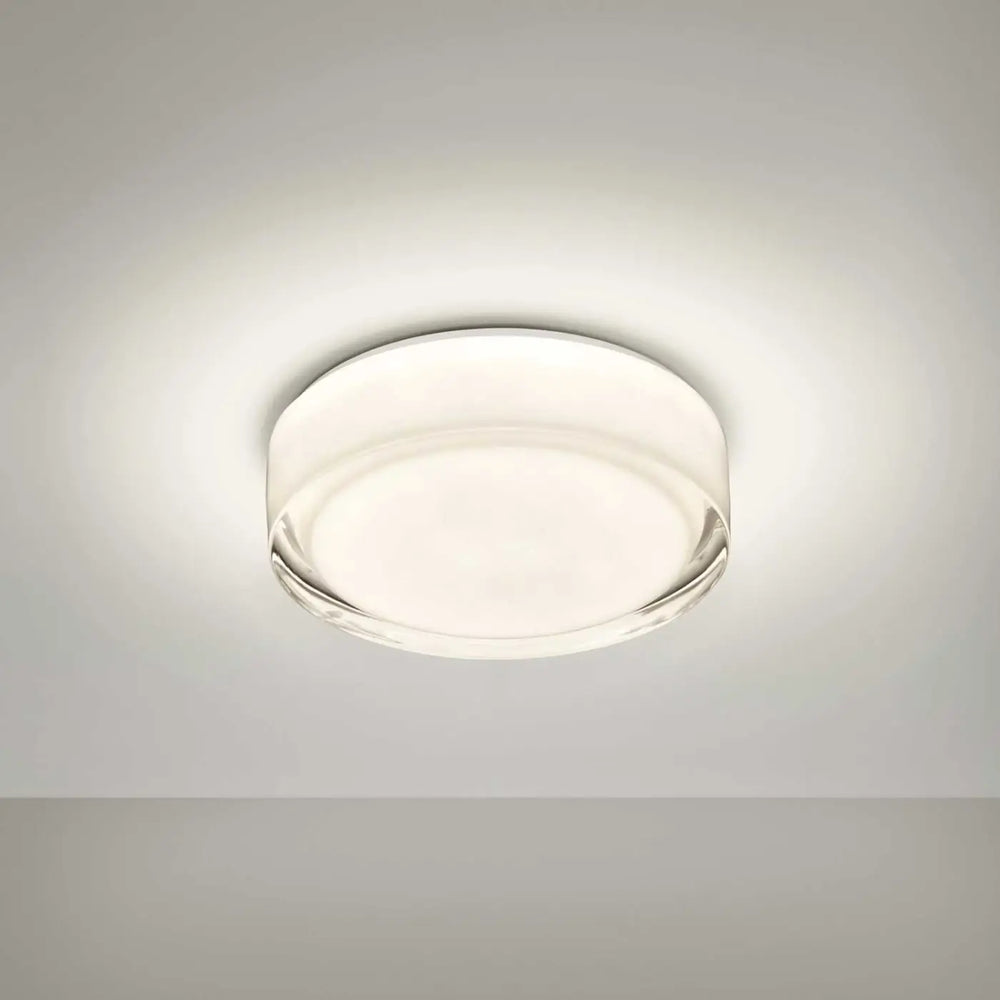 Plafonnier Vetro LED blanc classé IP44
