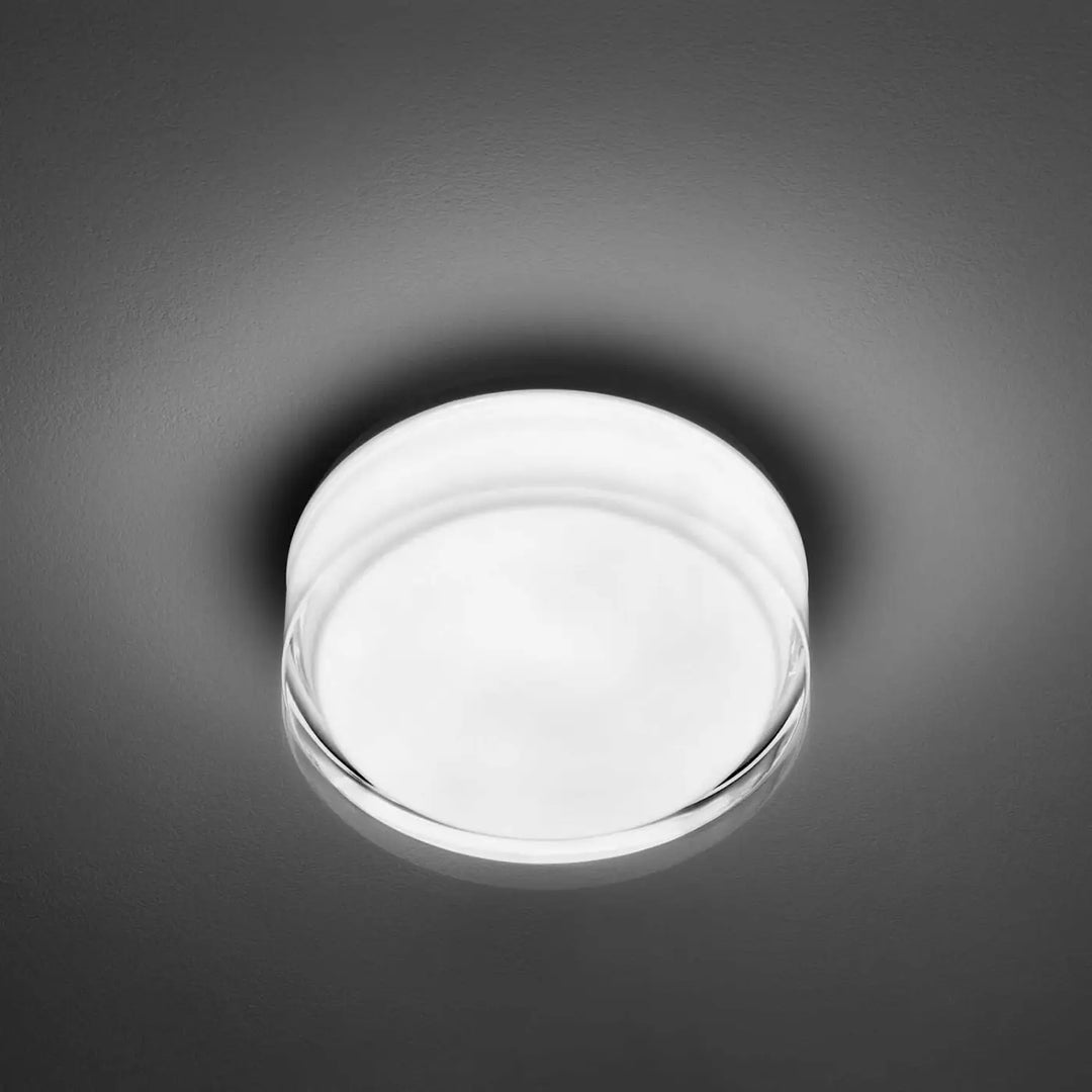Plafonnier Vetro blanc pour salle de bains