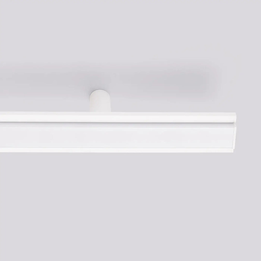 Plafonnier linéaire LAGOM blanc éteinte, détail de la fixation