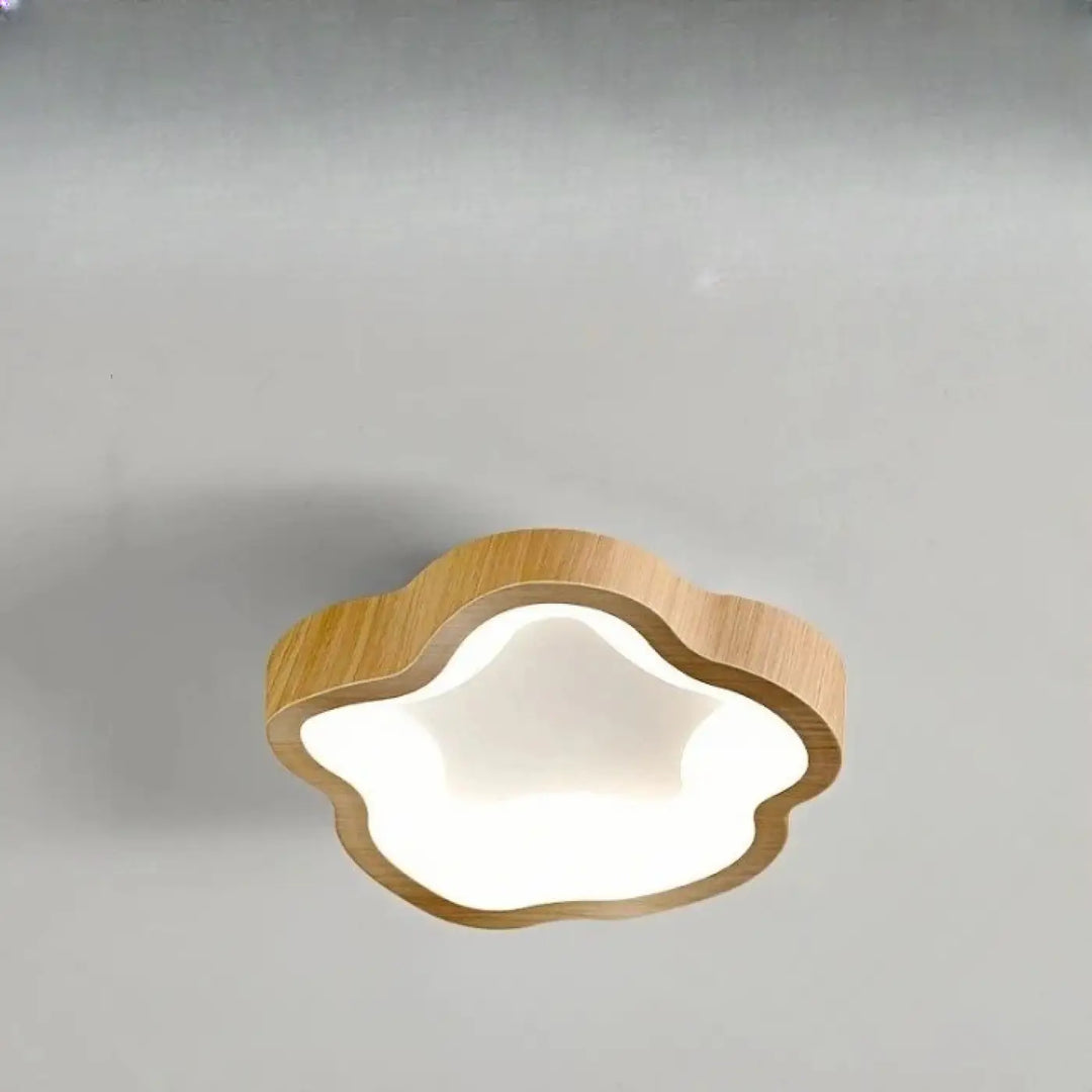 Luminaire plafonnier konja design minimaliste nordique en bois finition chaude pour chambre à coucher avec méthode dinstallation simple