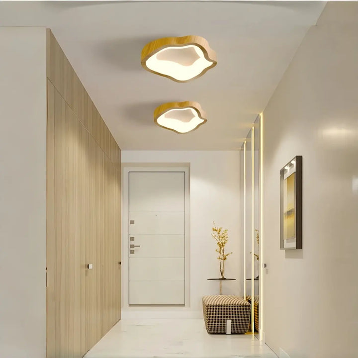 Luminaire plafonnier konja avec design minimaliste nordique doré et verre dépoli pour chambre à coucher méthode d’installation simple