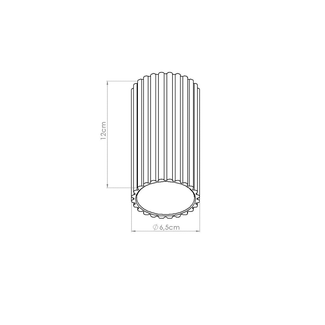 Luminaire plafonnier ivar noir led 4000k design expressif avec abat-jour modernes rainurés et confort d’utilisation
