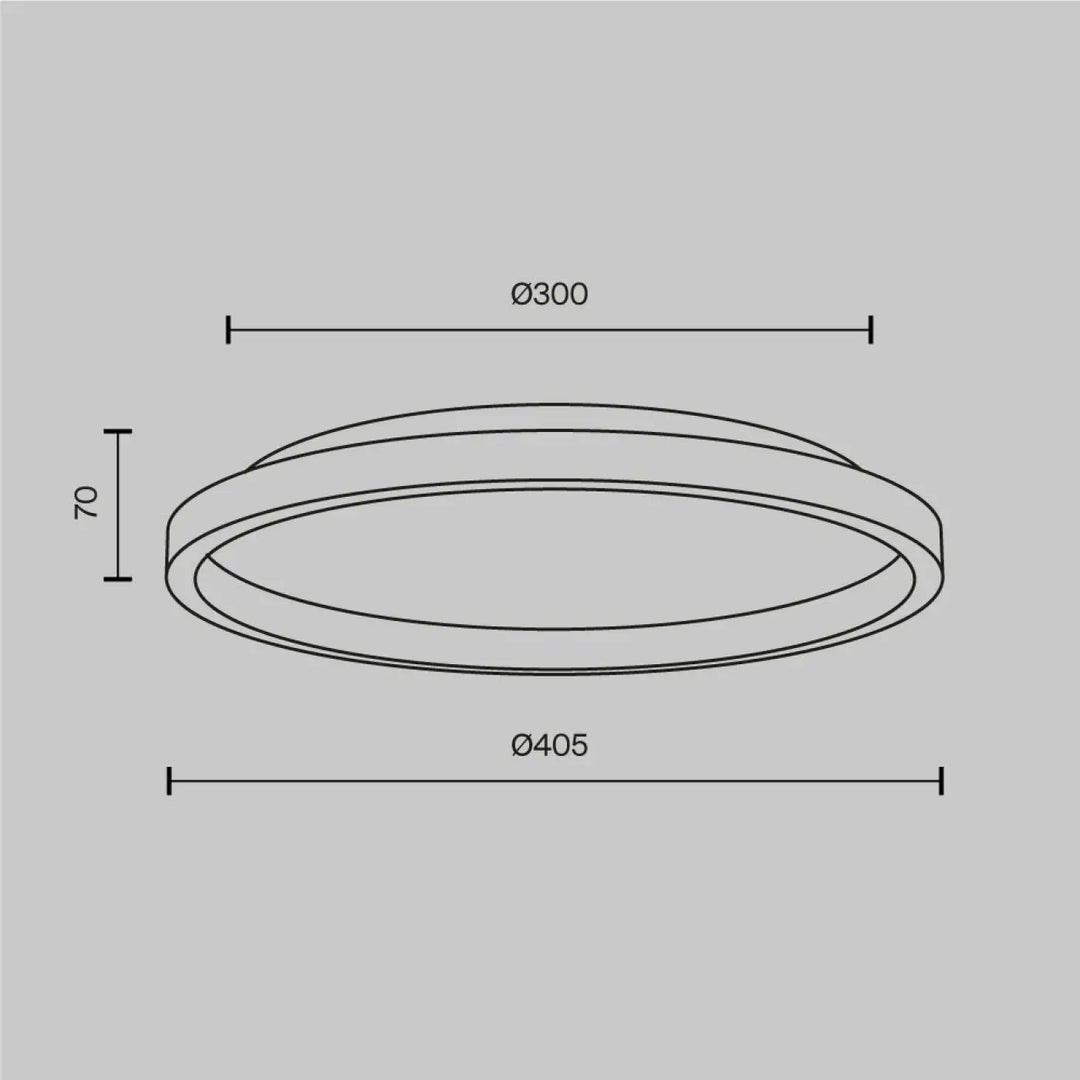 Plafonnier orign effet pierre avec lumière chaude design circulaire à anneaux concentriques et marquages précis