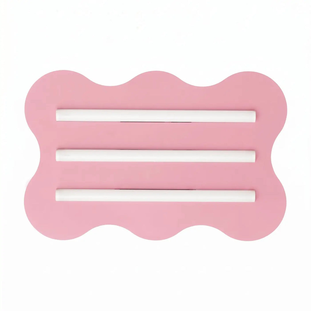 Plafonnier KLOVER rose vue d'ensemble