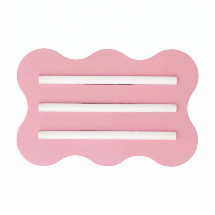 Plafonnier KLOVER rose vue d'ensemble