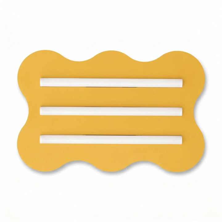 Plafonnier KLOVER jaune vue d'ensemble