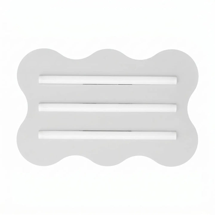 Plafonnier KLOVER blanc vue d'ensemble