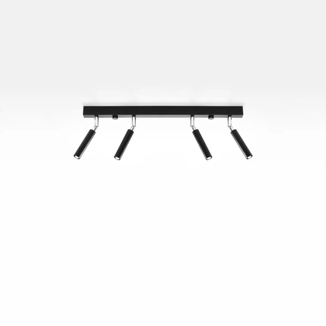 Luminaire plafonnier noir éteint