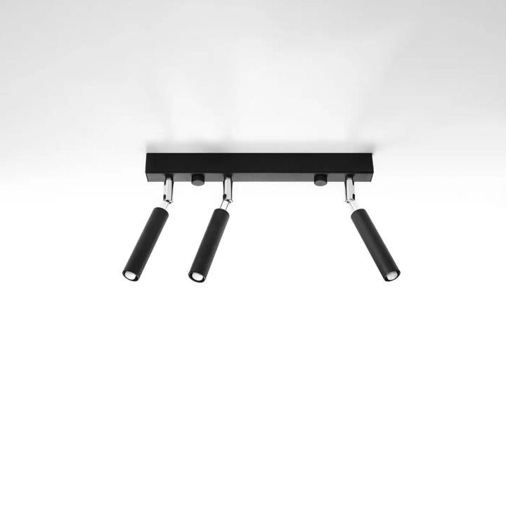 Luminaire plafonnier noir éteint