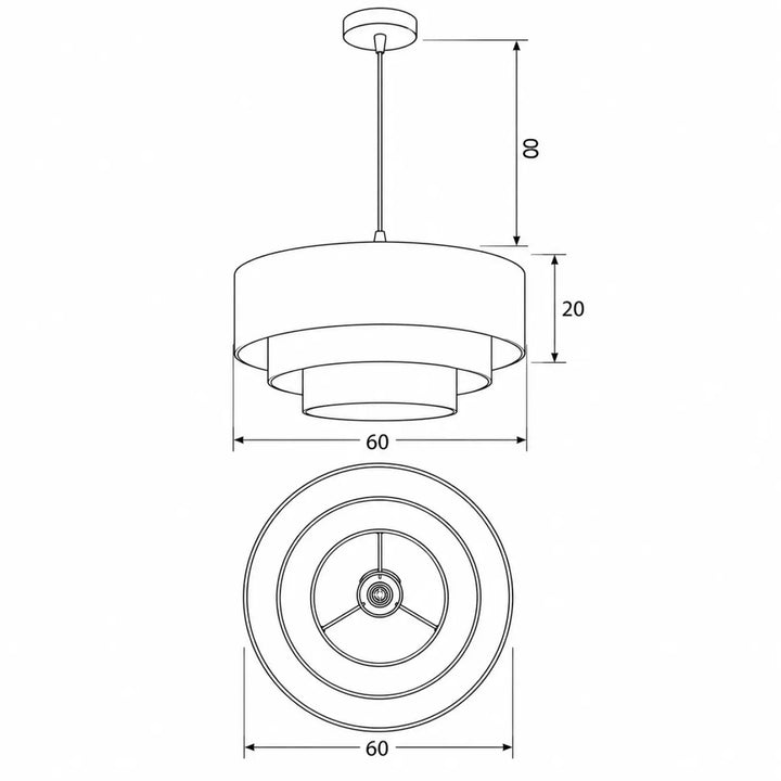 Luminaire plafonnier rond blanc doré design minimaliste avec abat-jour circulaire concentrique objet décoratif moderne