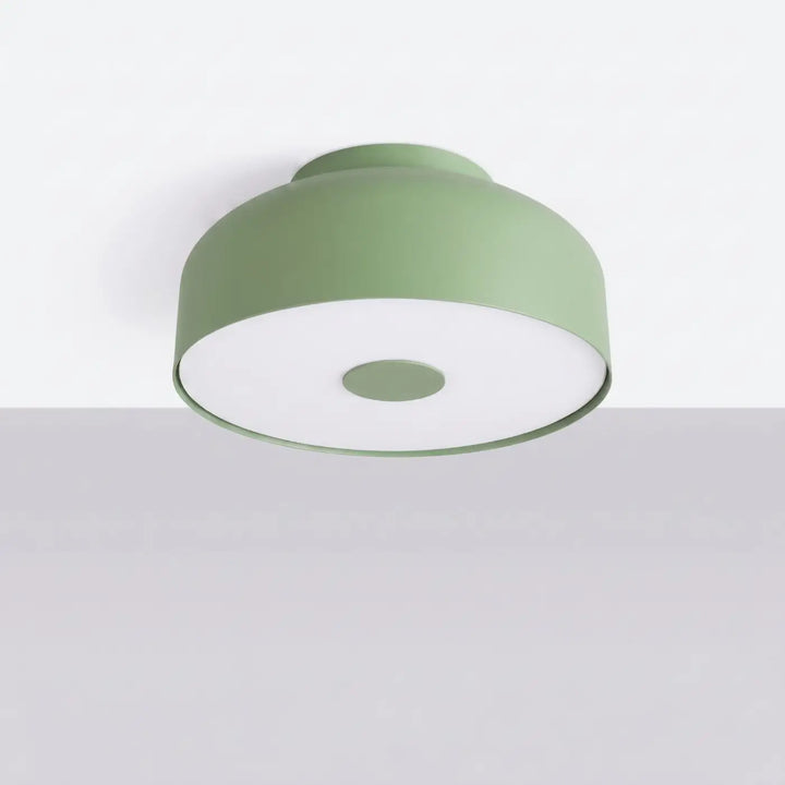 Luminaire Plafonnier sauge éteinte, vue rapprochée
