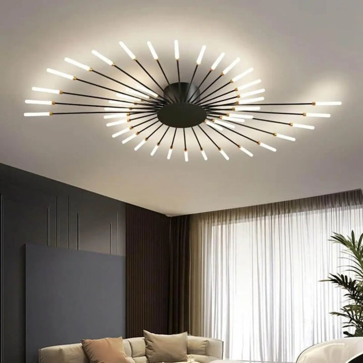 plafonnier salon moderne