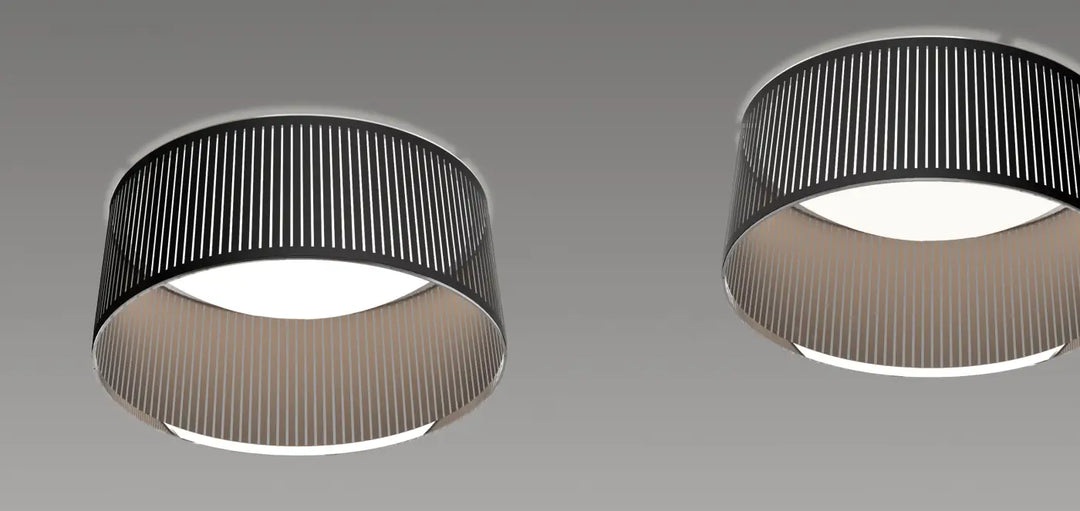 Plafonnier Solis Drum Flush au plafond
