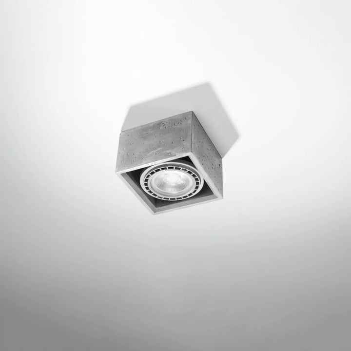 Luminaire plafonnier gris éteint