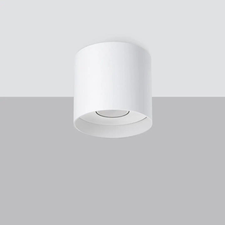 Luminaire plafonnier blanc éteint