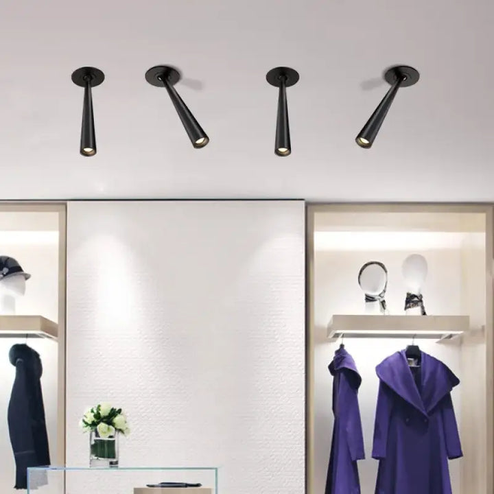 Plafonnier spot encastré design tube contemporain élégant