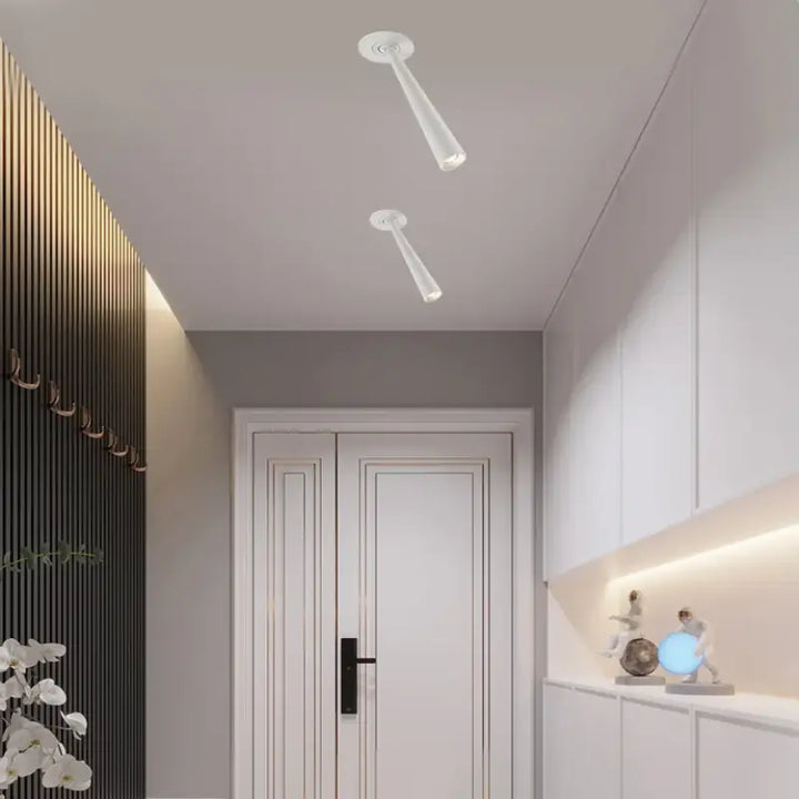 Plafonnier spot encastré design tube contemporain élégant