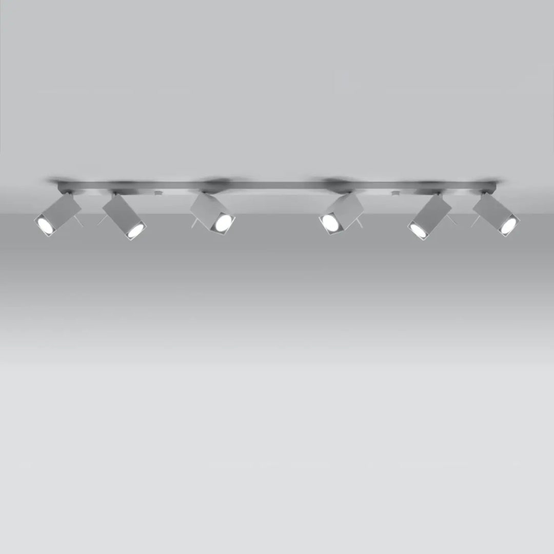 Luminaire plafonnier blanc allumé