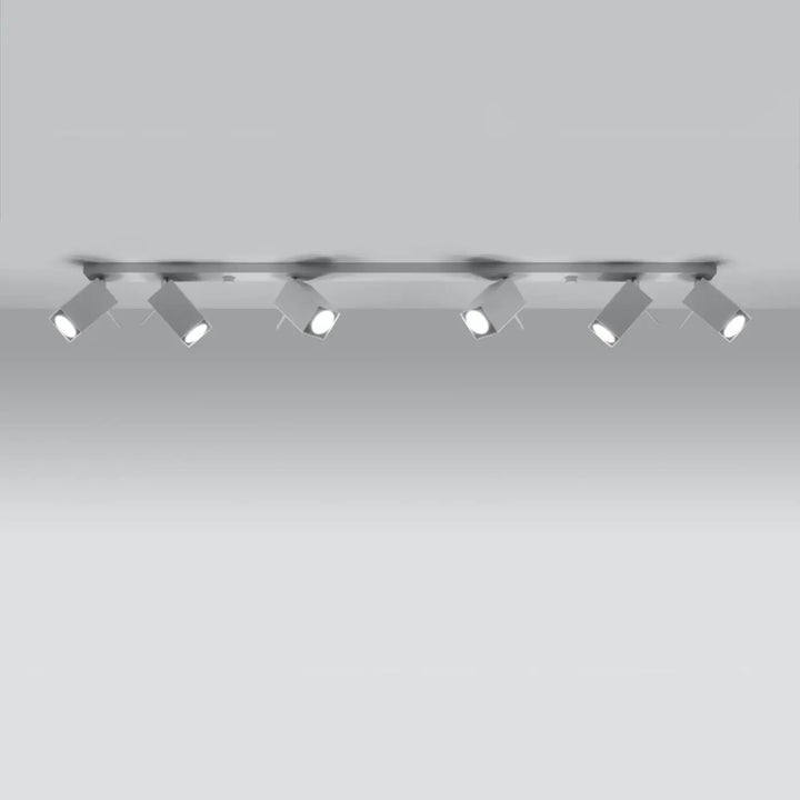 Luminaire plafonnier blanc allumé