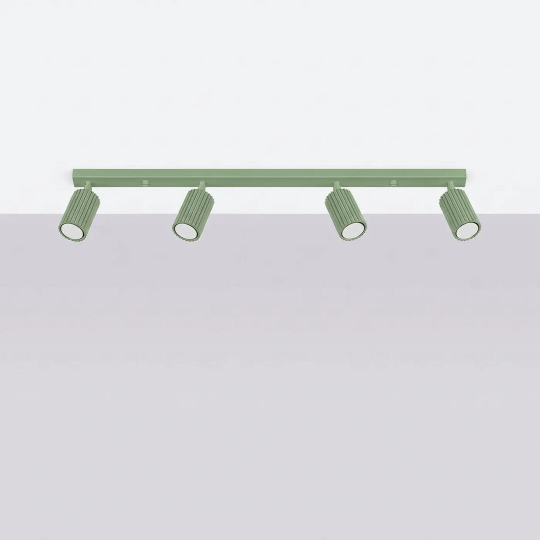 Luminaire Plafonnier sauge éteinte, vue rapprochée