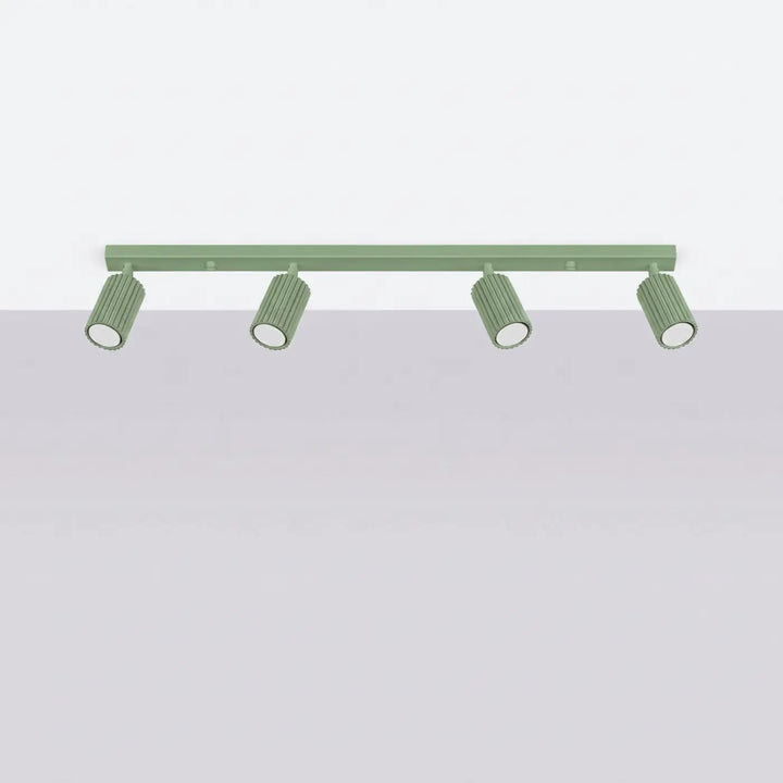 Luminaire Plafonnier sauge éteinte, vue rapprochée