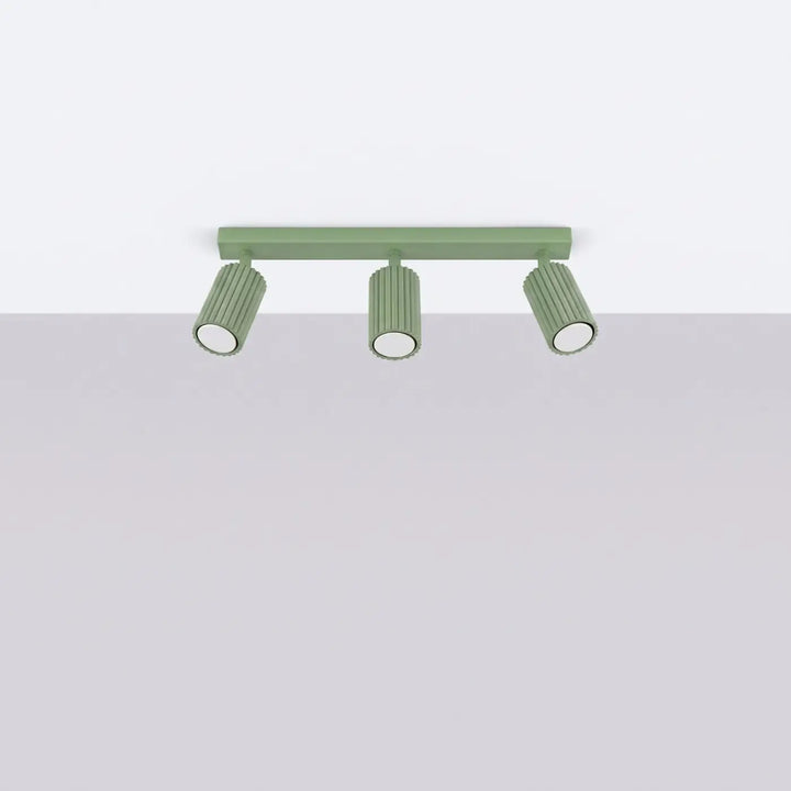 Luminaire Plafonnier sauge éteinte, vue rapprochée