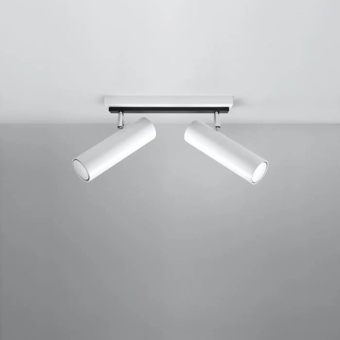Luminaire plafonnier blanc éteint