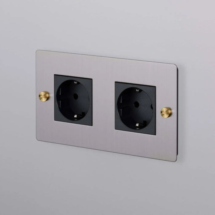 Plaque de finition Wall Plate #couleur_argent
