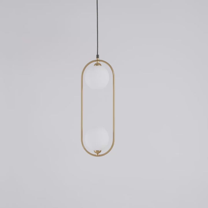 Suspension Luminaire | RING (Deux Globes Verticale)