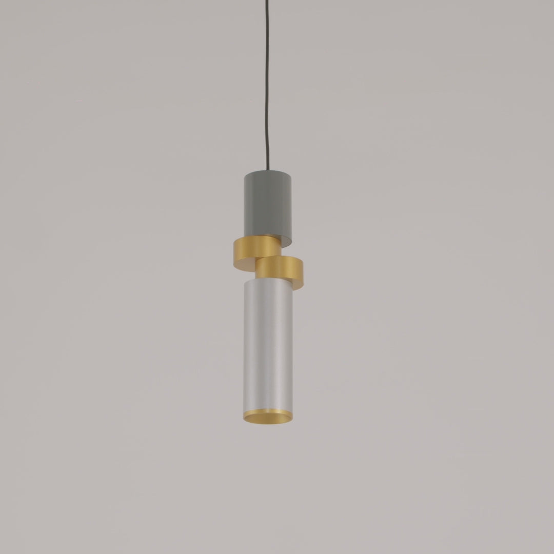 Suspension Luminaire | PALETTE (Tube Asymétrique)