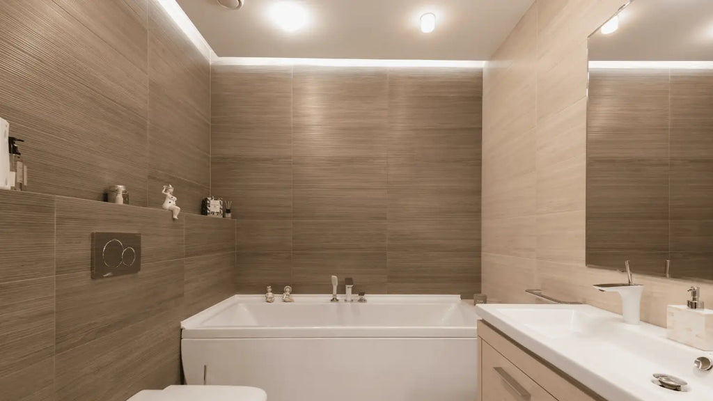 que luminaria para un baño