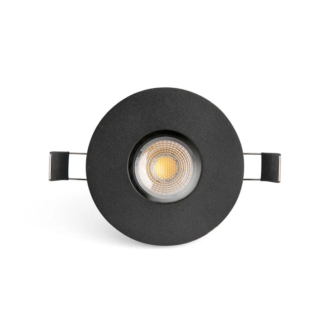 Spot encastrable Niva noir fixe IP65 de Faro Barcelona