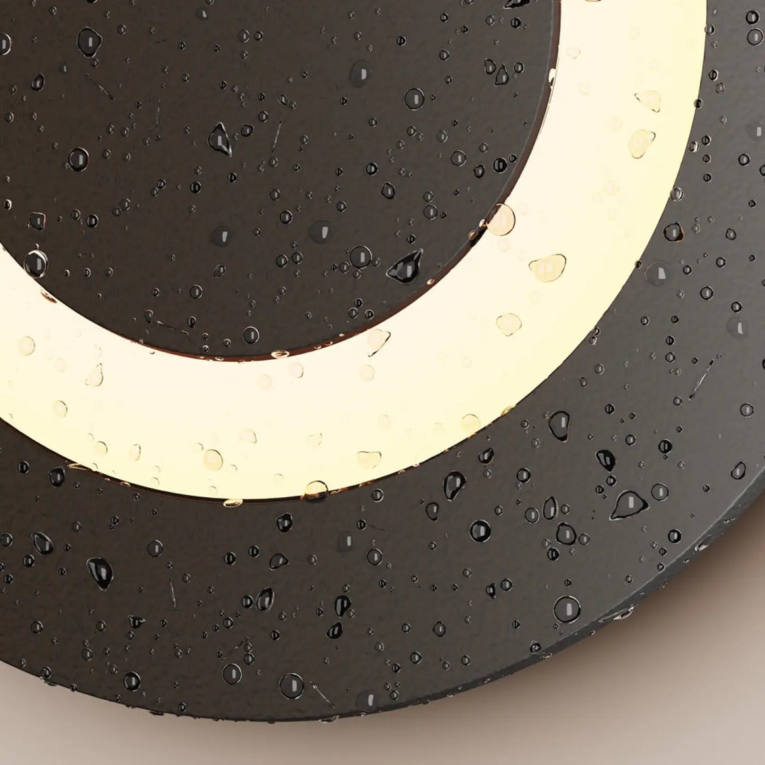 Spot encastrable limo led en noir et crème avec indice ip65 et design minimaliste moderne